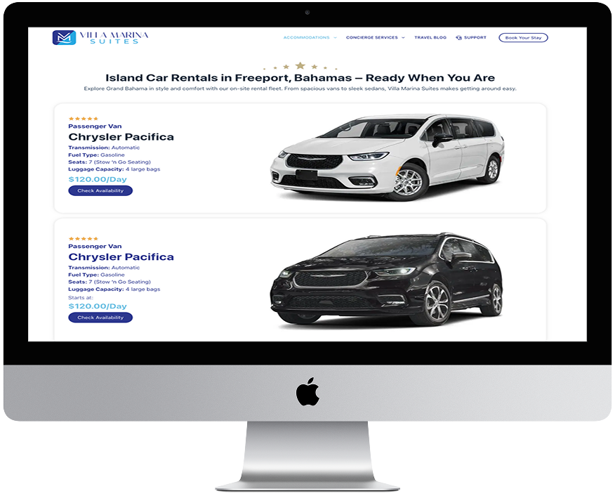 Exclusive Car Rentals - Villa Marina Suites Bahamas